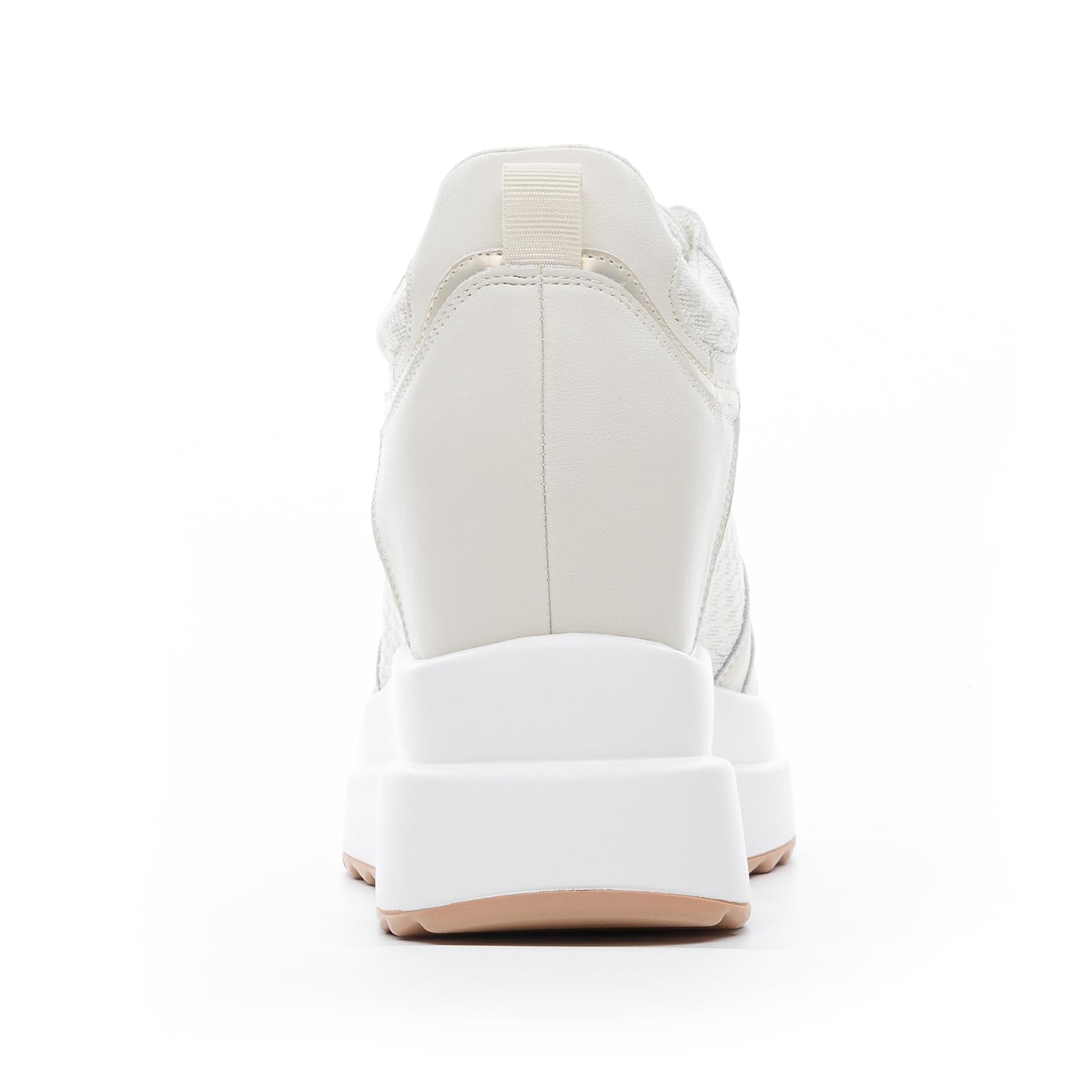Zapatillas Plataforma Mujer Zapatillas de Cuña Deportivas Transpirables Casual Comodos Zapatos Altas Tacón de Cuña 10CM