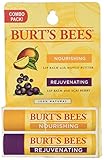 Burt's Bees Lip Balm Twin Pack Mango Butter Acai Berry - 0.3 oz