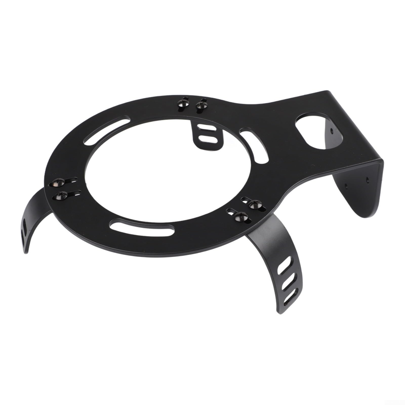 Stabile Wandhalterung aus Metall kompatibel mit für harman für kardon Auro Studio 5, einfache Montage, elegante schwarze Optik, 25x19x8 cm(Black)