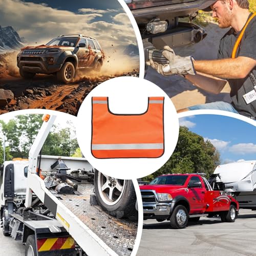 Couverture de sécurité orange pour treuillage et amortisseur de corde résistant