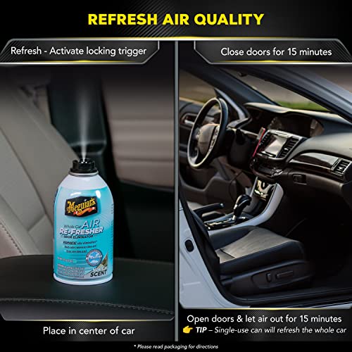 Meguiar'S G16402 Whole Car Air Re-Fresher Odor Eliminator Mist - New Car Scent, Aerosol - Car Odor Remover & Car Freshener That Leaves A New Car Smell thumb #4