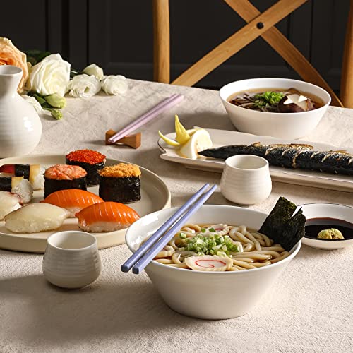 Image of Hiware 10-Pair Reusable Fiberglass Chopsticks, Non-Slip Chop Sticks Set Japanese Style, Dishwasher Safe, 9.5-Inch