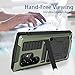 Simicoo S23 Ultra Metal Case with Screen Protector Camera Cover Military Rugged Heavy Duty S23 Ultra Case Metal Kickstand Full Body Tough Dustproof Shockproof for S23 Ultra (Green)