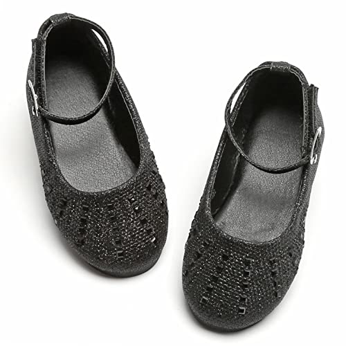 Image of GINFIVE Toddler Girls Dress Shoes Little Girls Mary Janes Ballerina Flats Shoes Toddler