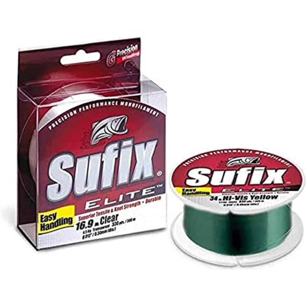 Sufix Elite Misina LOW VIS GREEN 0.16MM - 300MT - 2.2KG