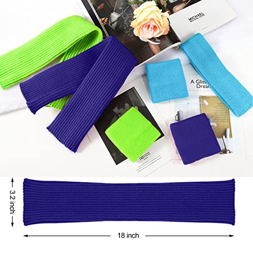 Image of ONUPGO Leg Warmers for Women 80s Sport Headband Wristbands Neon Leg Warmers Set - 80s Workout Clothes 90s Outfit for Women