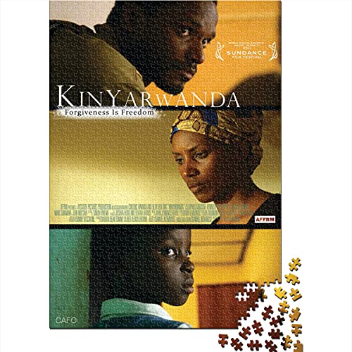 ZKSB Kinyarwanda Puzzle 1000 Teile Spielzeug für Erwachsene 1000 Teile Filmpuzzle Wachstumspartner für Kinder 38x26cm – Bild 3