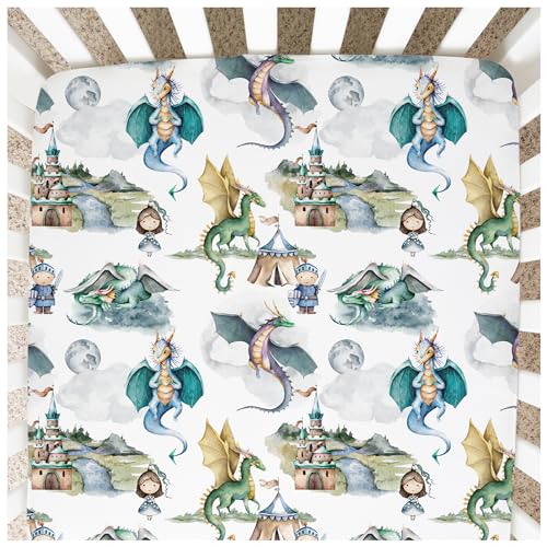 Image of Honey Lemonade - Buttery Soft Rayon Baby Crib Sheets Girl and Boy - Infant Shower Gift - Standard Crib Sheets - Fitted & Breathable Crib Mattress Sheet - Toddler Sheet 52 x 28 x 7 inches