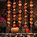 KatchOn, Thanksgiving Decoration Bundle Set – 21 Pack Strings Turkey Garland 8Ft And Interchangeable Welcome Door Sign with Icons | Fall Home Decor, Harvest Party, Seasonal Decoration for All Occasion