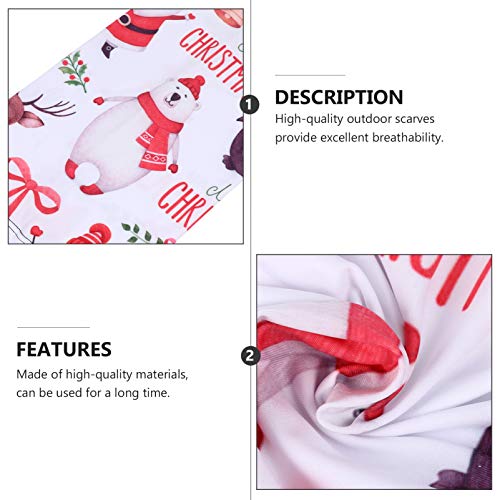 KESYOO Natal PescoÃ§o Polaina Cachecol Mais Quente Inverno ProteÃ§Ã£o Uv Rosto Ã  Prova de Vento Ban