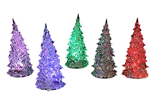 Preisvergleich Produktbild Cosanter LED Nachtlicht Weihnachtsbaum Kristall Nachtlicht Lampe Farbwechsel Dekoration Geschenk