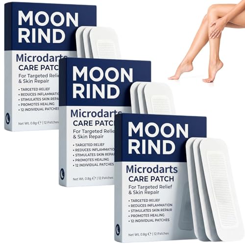 Moon Rind VeinTarget Microdarts Patch - Improves Blood Circulation 2026 New Varicose Veins Treatment for Legs Moon Rind Vein Patches Natural Varicose Vein Patches for Legs - All Skin Types (3 box)