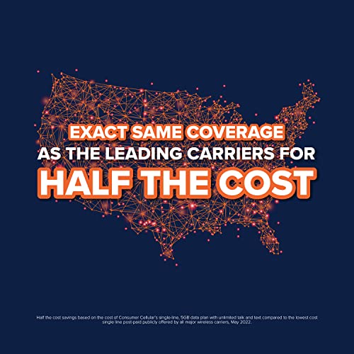 Consumer Cellular 4G Lte Zmax 10 Postpaid Smartphone, Black #TOP3