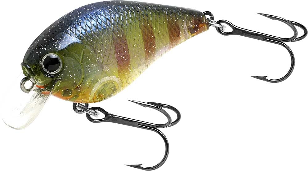LUCKY CRAFTFat CB BDS 1, Freshwater Bass Fishing Lure, Crank Bait, Smallmouth, Walleye, Floating, Tournament Winning, Perfect Wobbling, Squarebill, Fishing Gear, Fishing Accessories, Fishing Tackle