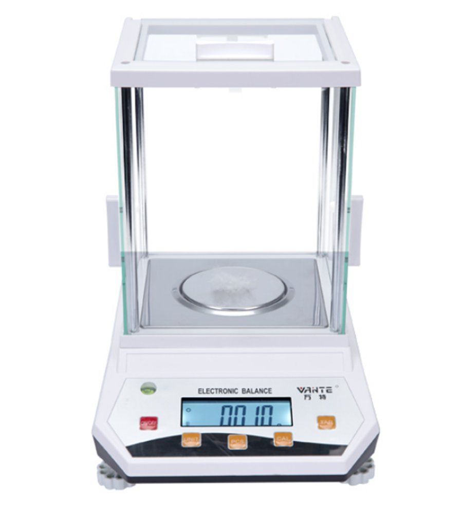 CGOLDENWALL Analyse Numérique Haute Précision Laboratoire Équilibre Analytique Balance Bijoux Bouclier Élevé Équilibre Électronique Quartile Recherche Scientifique Balance 0.001g (100g, 0.001g)