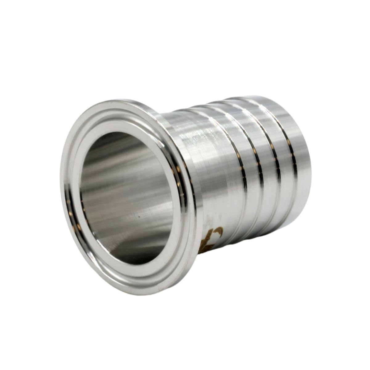 HFS(R) 1.5" Tri Clamp to Hose Barbed Adapter Stainless Steel 304 Sanitary Home Brewing Fitting (1.5" TC x 1.5" Barb (38.1mm))