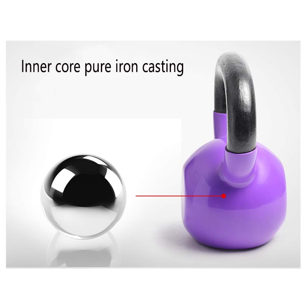 Kettlebell AGYH GHISA Pesi, Manico Antiscivolo E La Base, con Protezione in Gomma, for Il Fitness E Cross Training, 8kg