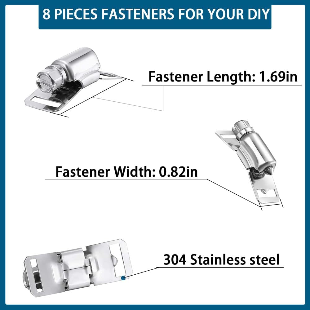 8ft Hose Clamps Stainless Steel Adjustable Worm Gear Pipe Clamp DIY With 8 Fasteners For Water Pipe Plumbing Fuel Line,8FT