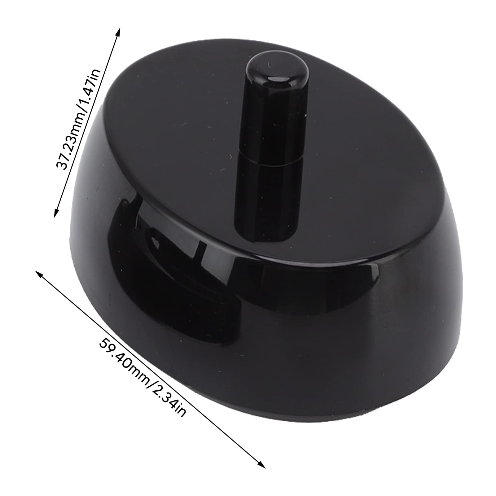 Ładowarka Indukcyjna do Szczoteczki Elektrycznej z Uchwytem - Uniwersalne Złącze Portu USB do D12513K D10513K D12 D16 (Czarny)