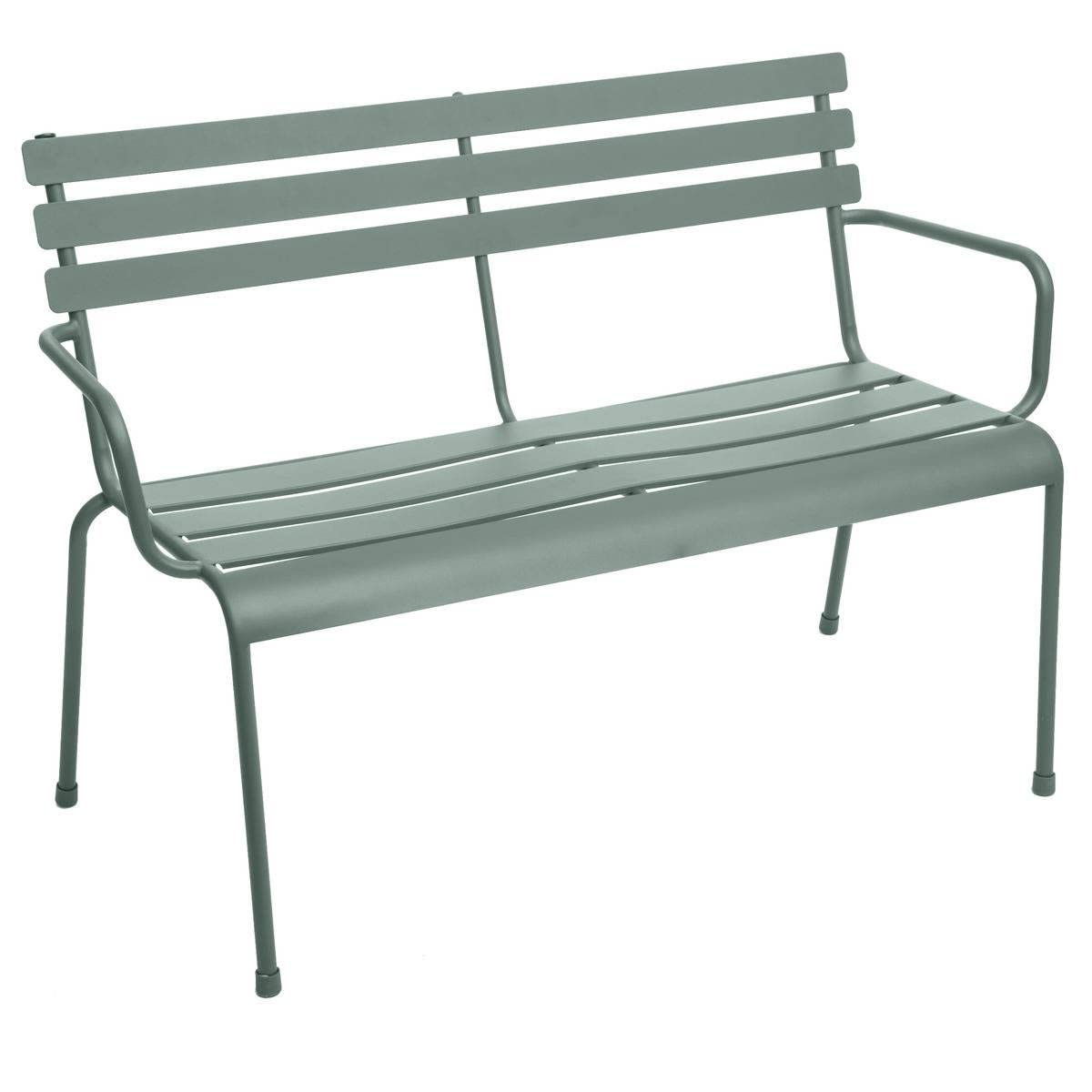 Hespéride - Banc Greensboro 2 Places Olive - L. 114 x P. 56 x H. 79 cm - Mobilier d'Extérieur pour Terrasse Balcon Patio