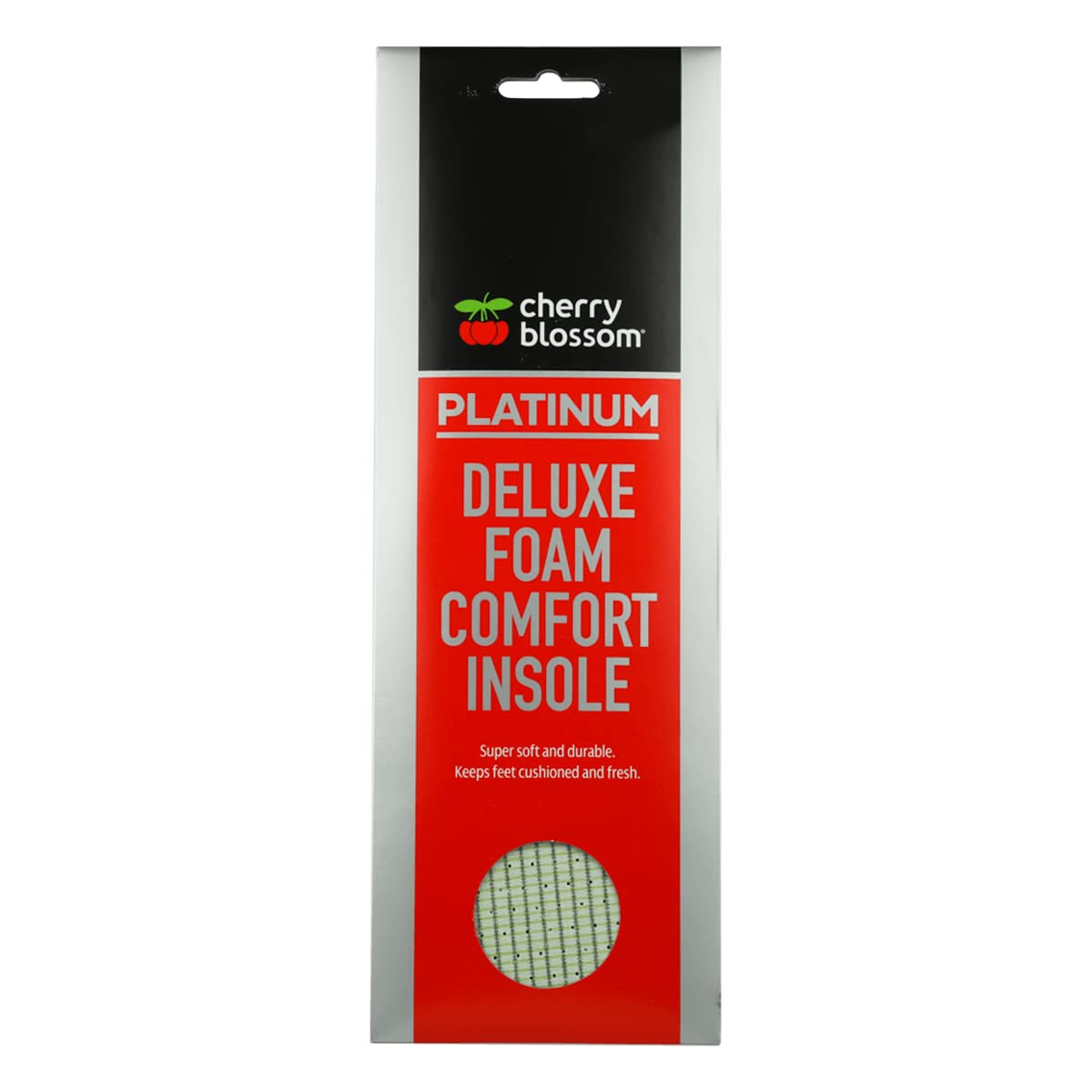 Cherry BlossomDeluxe Foam Comfort Insole | Ladies UK Size 6 | Cushioned Latex Insoles Provide Lasting Comfort