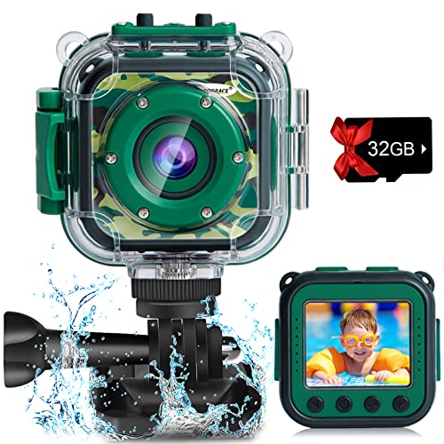 PROGRACE Waterproof Camera for...