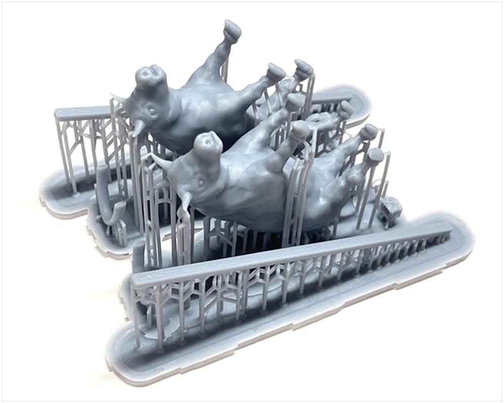 Chino Model CMMA-001 1/35 Wojskowa seria zwierząt azjatycka krowa 2 głowice zestaw do drukarki 3D