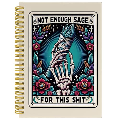 Carnet à spirales rigide et solide pour l'écriture et le dessin de tarot