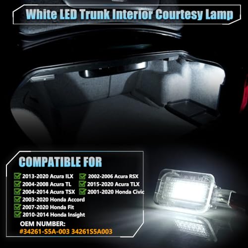 Lámpara LED para área de carga trasera para Honda Accord 2003-2022 miniatura 2