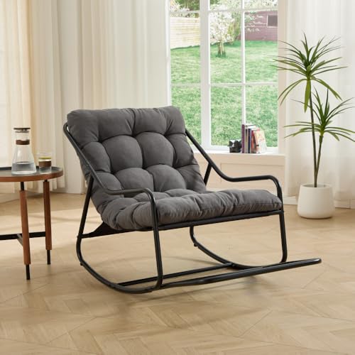 Fauteuil relax à bascule contre le mal de dos avec coussin épais - 3
