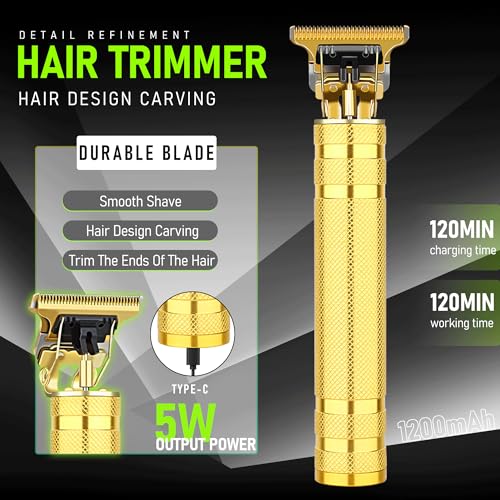 Image of Professional Hair Clippers for Men, Cordless Beard Trimmer Set, Barber-Grade Tool with USB Charging, Lightweight & Low Noise for Home Use
