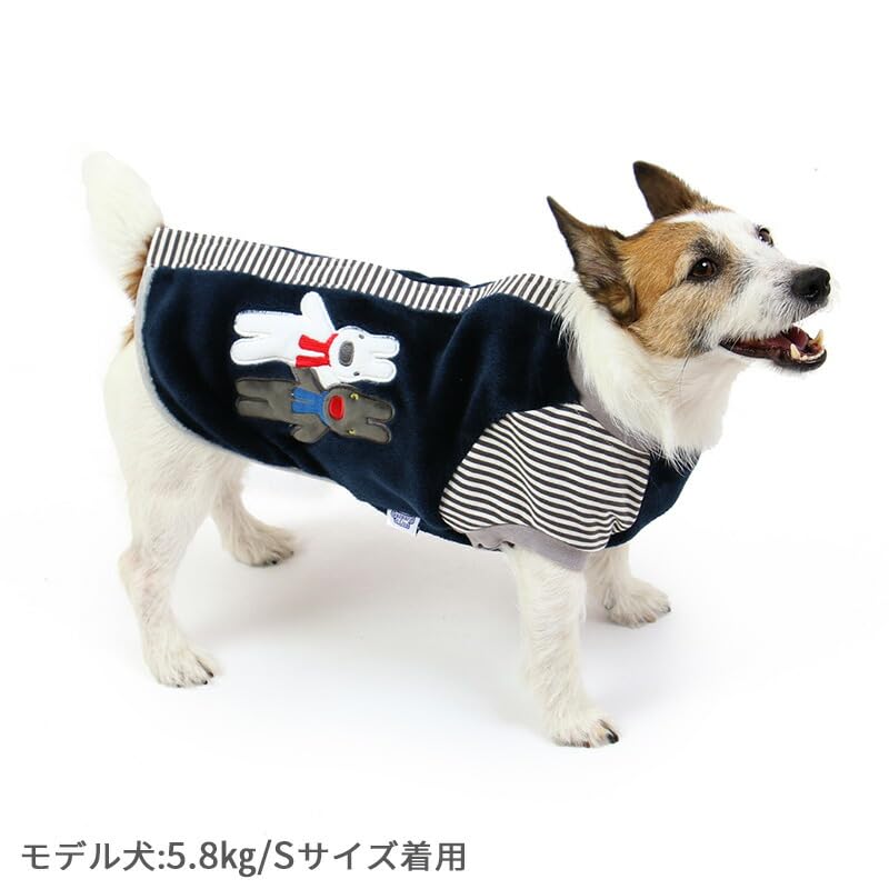 ペットパラダイス#リサガスセーターベスト新品 リサとガスパール セーラー フリース ベスト 小型犬 / PET