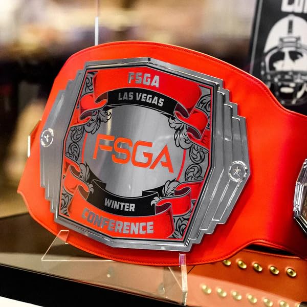 Regal 6lb Ultimate Custom Championship Trophy Belt (Silver/Black)3