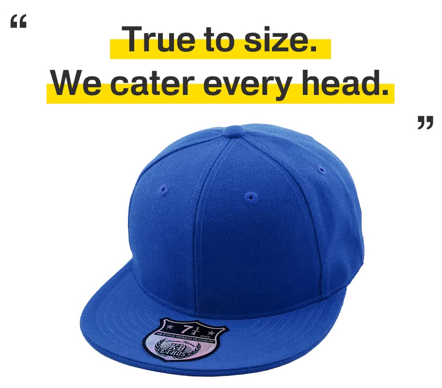 Image of KBETHOS Original 6 Panel Flat Brim True-Fit Fitted Cap
