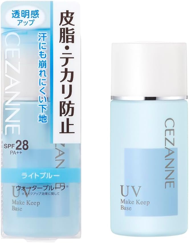 Ceza NNu Sebum Anti-Shining Base Light Blue 1.1 fl oz (30 ml) Anti-Shatter Makeup Base Single Item : Beauty