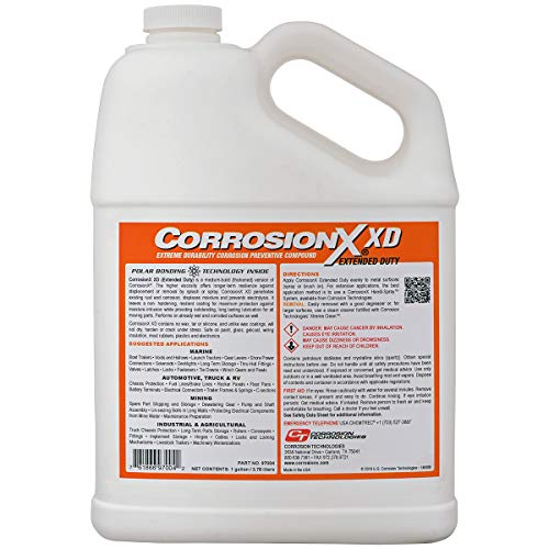 Corrosion Technologies CorrosionX XD Extended Duty 97004 (1 Gallon) â€“ Medium Thickness Lubricant and Corrosion Preventive | Industrial Strength | Extended Resistance Against Weather and Saltwater