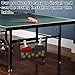 CYUXING Ping Pong Paddle Storage Bag with Mesh Storage Bag, Simple Black Ping Pong Accessories for Balls & Paddles, Sports Holder Supplies with Straps Easy to Install