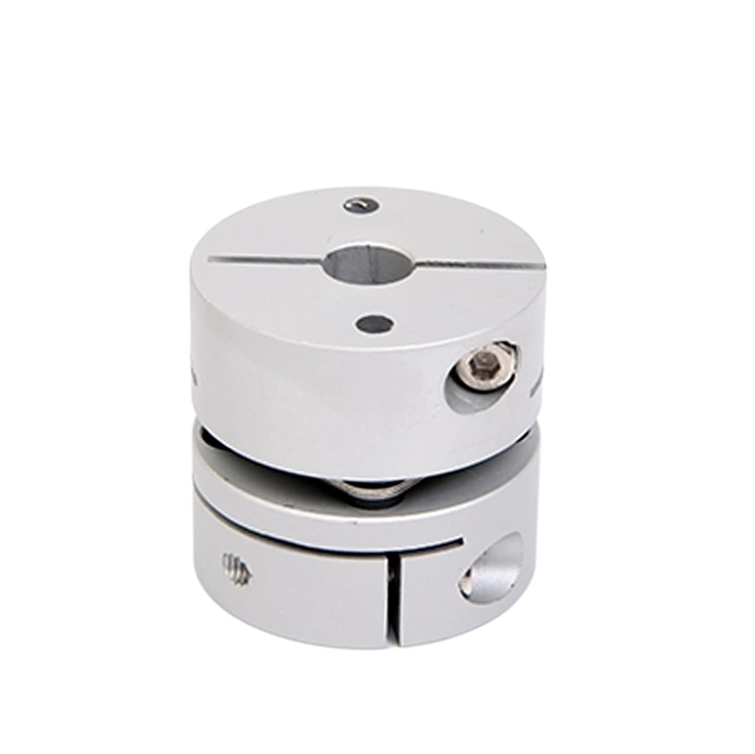 Rigid coupling,Stainless steel rigid coupling 1pcs Flexible Double Diaphragm Shaft Coupler D44L50 Coupling for Stepper Motor Encoder Ballscrew(17X17)