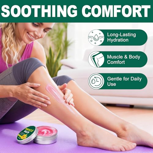 QYQIZWIA Miracle Balm for Swollen Legs, Veins Soothing, Relaxing & Comfortable, Botanical Formula with Calendula for Back, Hands, Feet and Body|1 Oz