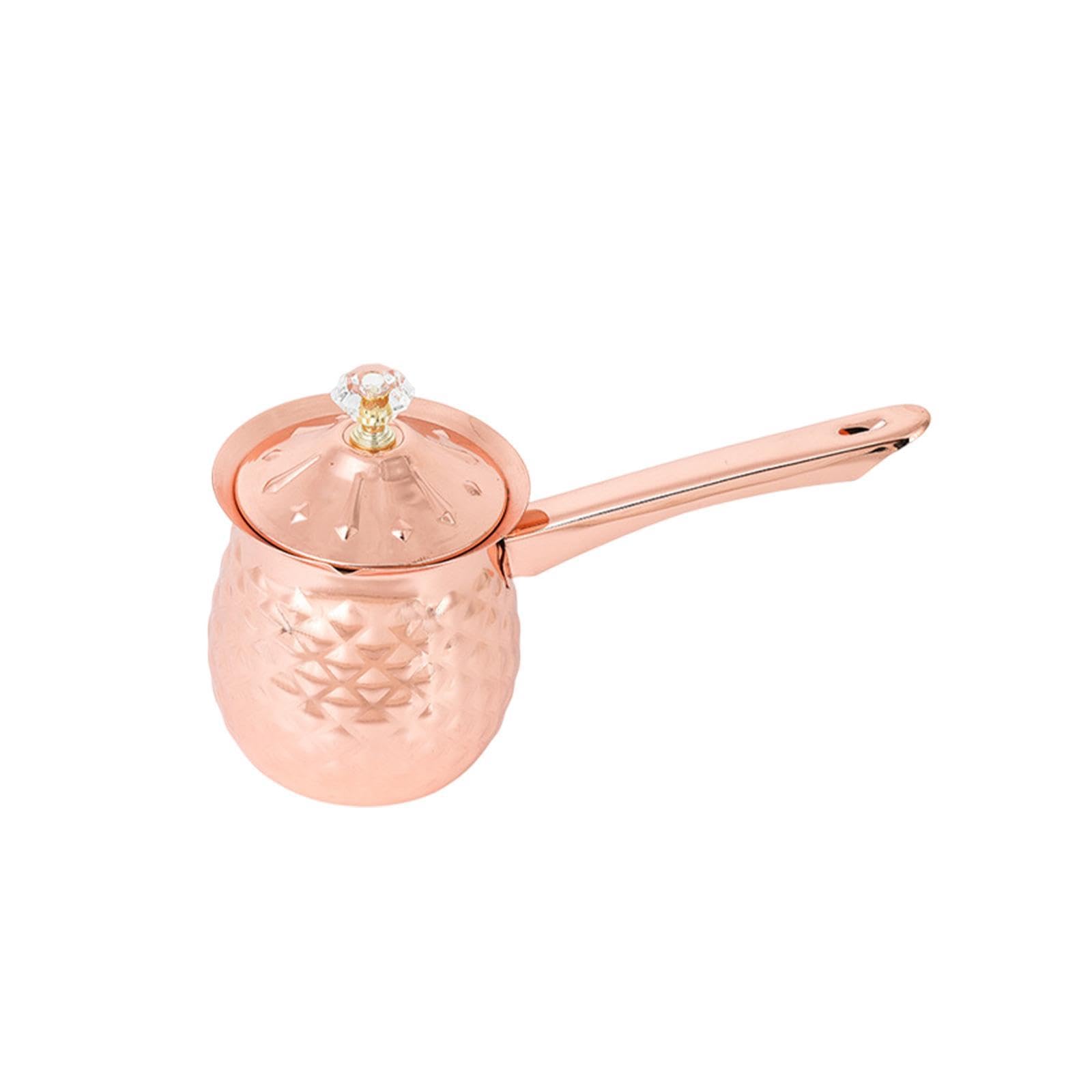 Ibrik Stovepot Arabic Coffee Pot Stainless Steel for Induction Cookers Briki Coffee Pot Turkish Coffee Pot for Home Camping