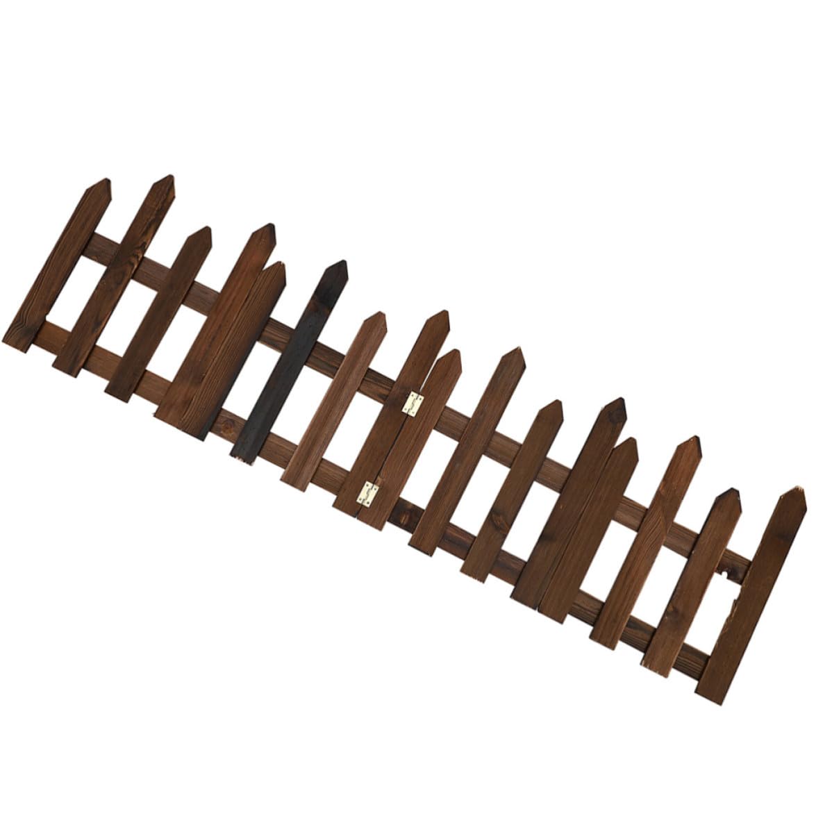 ORFOFE Recinzione Facili da Montare e Smontare in Legno Trattato per Giardino e Pieghevole Pannelli Decorativi per Decorare Cortili e Aiuole Esterne Cortili Aiuole Esterne