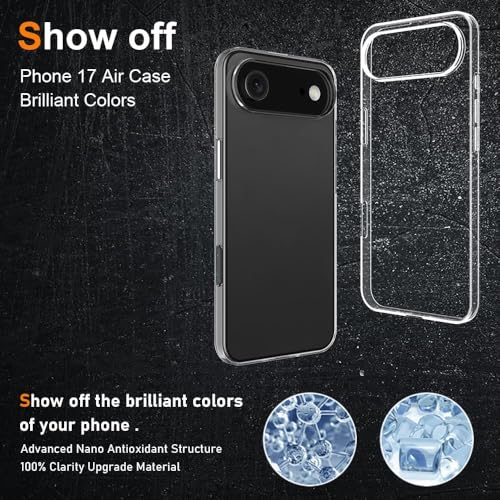 Image of NISHTECH for Premium Transparent Hybrid Soft Slim Dust Proof Back Case Cover with Camera Protection AS24