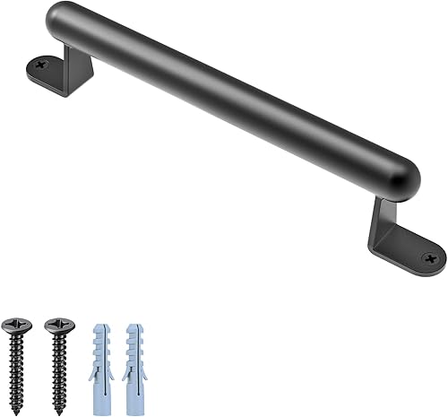 BeneLabel Manija de puerta de granero de 12 pulgadas, manija de puerta de metal para cerca, manija de puerta deslizante resistente para puerta de