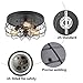ZZ Joakoah® Industrial 3-Light Rustic Semi Flush Mount Ceiling Light, Metal Cage Pendant Lighting Lamp Fixture for Kitchen Living Room Bedroom Hallway Stairway Garage, E26, Black Painting Finish.