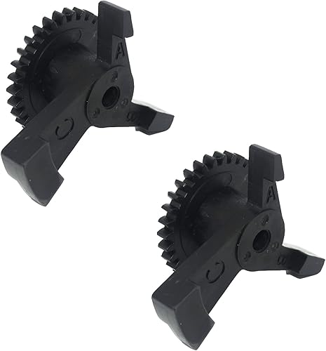 Paquete de 2 cámaras GW9507 de repuesto para limpiador de piscinas enterradas GW9500, color negro