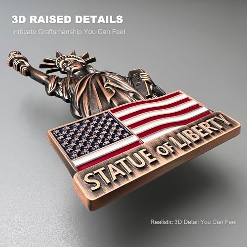 Imán frigorífico Estatua de la Libertad en aleación de zinc miniatura 5