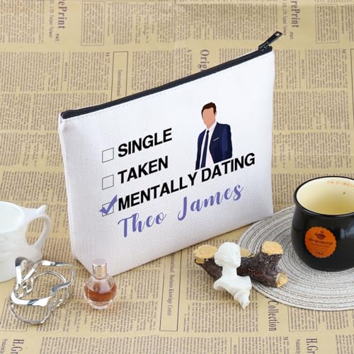 PYOUL T James Inspired Gift Mentally Dating T James Makeup Bag T James Fan Cosmetic Bag T James Merch (Dating T James Bag) - Image 3