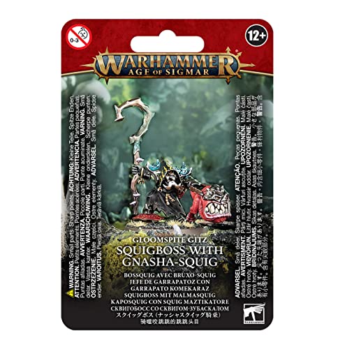 Image of Games Workshop Warhammer AoS - Gloomspite Gitz Squigboss with Gnasha Squig