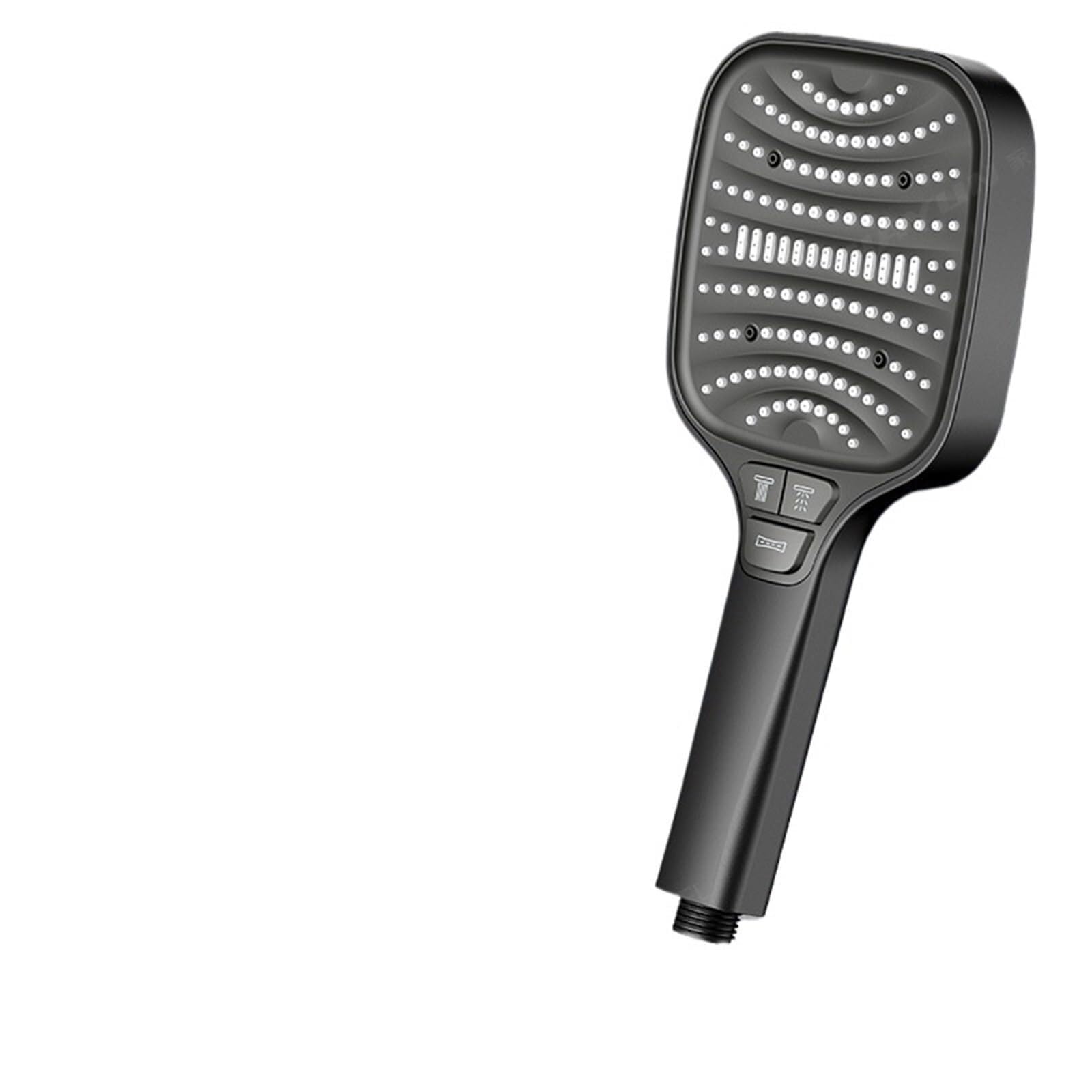 Shower Hose Shower Head Adjustable 8 Mode Rainfall Large Flow Showerhead High Pressure Water Saving Mixer Bathroom Accessories(Black Shower)