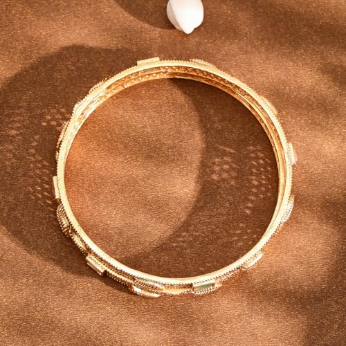 Image of Rubans Bangles Set of 2 Traditional Festive Jewellery Gift for Women & Girls